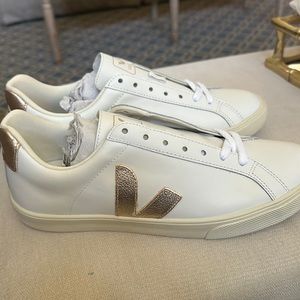 Veja Extra White Plantine Esplar.  Shoes read 8.5 (40) Fit like a 9.5 IMO. New